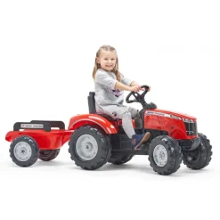 Massey Ferguson 8740S Pedal Tractor with Trailer by Falk