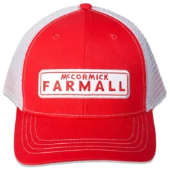 McCormick Farmall Red & Light Gray Mesh Back Trucker Cap