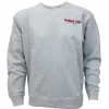 Men's Outback Toys Logo Gray Starting Point Solid Fleece Crew Neck Sweatshirt