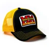 Minneapolis-Moline Logo Black and Gold Mesh Back Hat