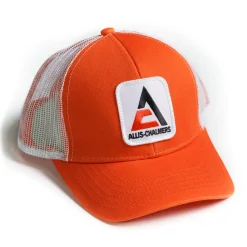 Modern Allis Chalmers Logo White Mesh Back Hat