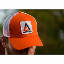 Modern Allis Chalmers Logo White Mesh Back Hat