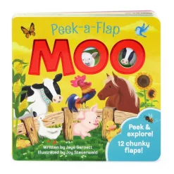 Moo Peek-a-Flap Board Book