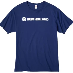 New Holland Logo Blue Short Sleeve T-Shirt