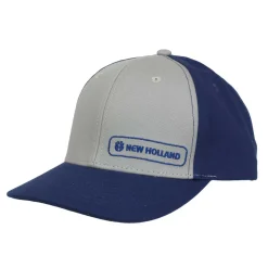 New Holland Royal Blue & Gray Chino Twill Cap