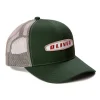 Oliver Oval Logo Green Hat with Tan Mesh Back