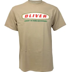 Oliver Oval Logo Tan Short Sleeve T-Shirt