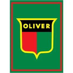Oliver 1940s Shield Logo 22in x 30in Vinyl Banner