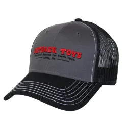 Outback Toys Logo Black & Gray Mesh Back Cap