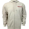 Outback Toys Logo Khaki EverSoft Fleece Full Zip Hoodie
