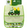 Pack of 3 John Deere PEVA Bibs