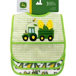Pack of 3 John Deere PEVA Bibs