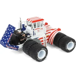 Patriotic Version ~ 1/64 Big Bud 16V-747 Silver Series Detroit 1100 HP with Titan Goodyear LSW Tires