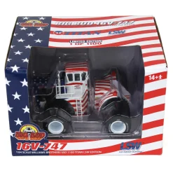 Patriotic Version ~ 1/64 Big Bud 16V-747 Silver Series Detroit 1100 HP with Titan Goodyear LSW Tires
