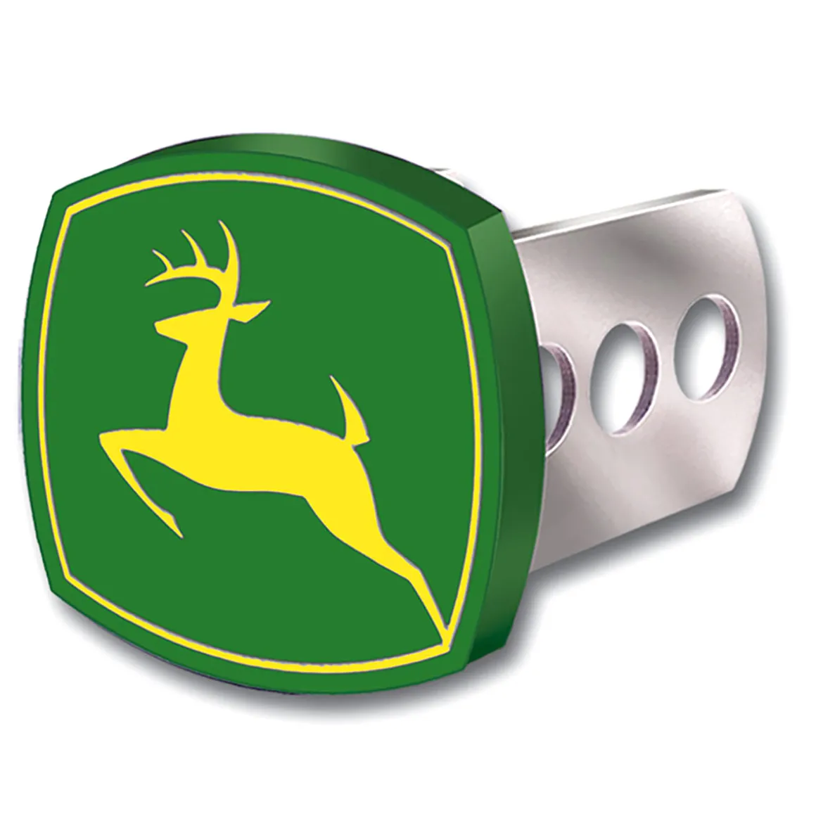 Plasticolor John Deere Logo Metal Hitch Cover