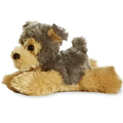 8" Cutie Yorkshire Terrier Mini Flopsie Plush Animal By Aurora