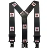 54" IH Black 2" Hook Suspenders