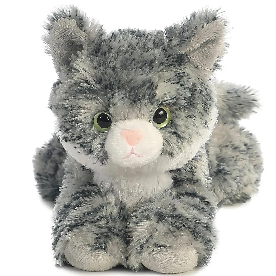 8" Lily Grey Tabby Cat Mini Flopsie Plush Animal by Aurora