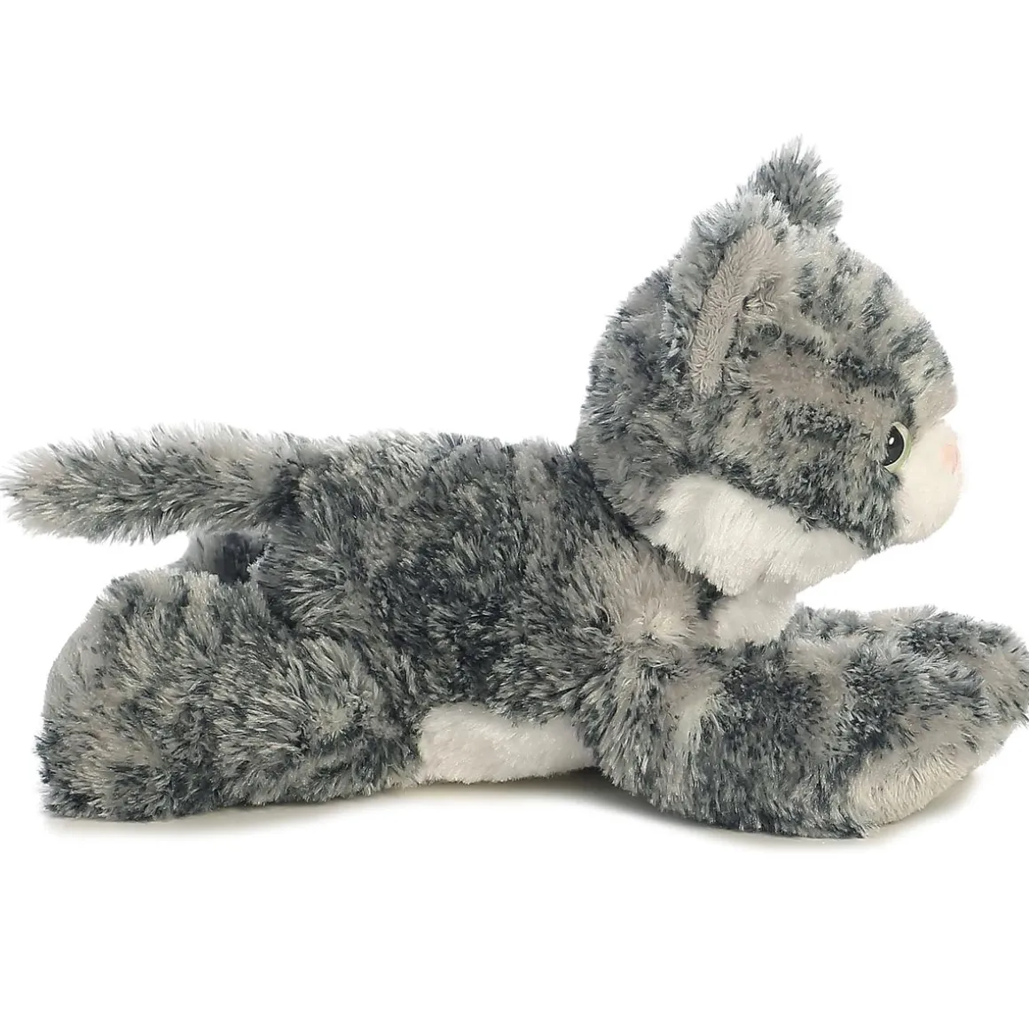 8" Lily Grey Tabby Cat Mini Flopsie Plush Animal by Aurora