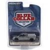 Raw Chase Unit ~ 1/64 2023 Chevrolet Silverado 1500 Custom with Camper Shell, Sterling Gray, Blue Collar Series 13