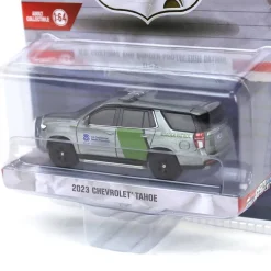 Raw Chase Unit ~ 1/64 2023 Chevrolet Tahoe, US Customs & Border Patrol, Hot Pursuit Special Edition