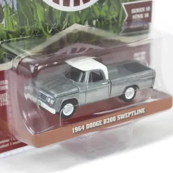 Raw Chase Unit ~ 1/64 1964 Dodge D-200 Sweptline, Turf Green & White, Down on the Farm Series 10