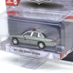 Raw Chase Unit ~ 1/64 1997 Ford Crown Victoria, US Customs & Border Patrol, Hot Pursuit Special Edition