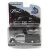 Raw Chase Unit ~ 1/64 2020 Ford F-450 XLT Super Duty Dually with V-Plow & Dump Bed, Oxford White, Town & Country Exclusive