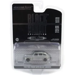 Raw Chase Unit ~ 1/64 1948 Ford Fordor Super Deluxe Lowrider, Black Bandit Series 29