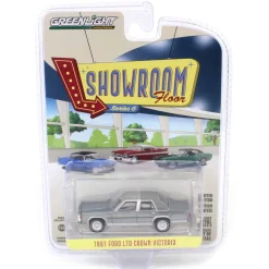 Raw Chase Unit ~ 1/64 1991 Ford LTD Crown Victoria, Light Titanium Metallic, Showroom Floor Series 6