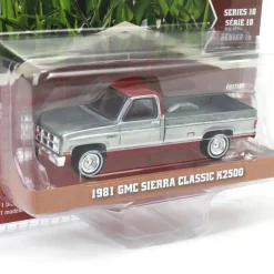 Raw Chase Unit ~ 1/64 1981 GMC Sierra Classic K2500, Neutral & Dark Carmine Red Deluxe Two-Tone, Down on the Farm Series 10