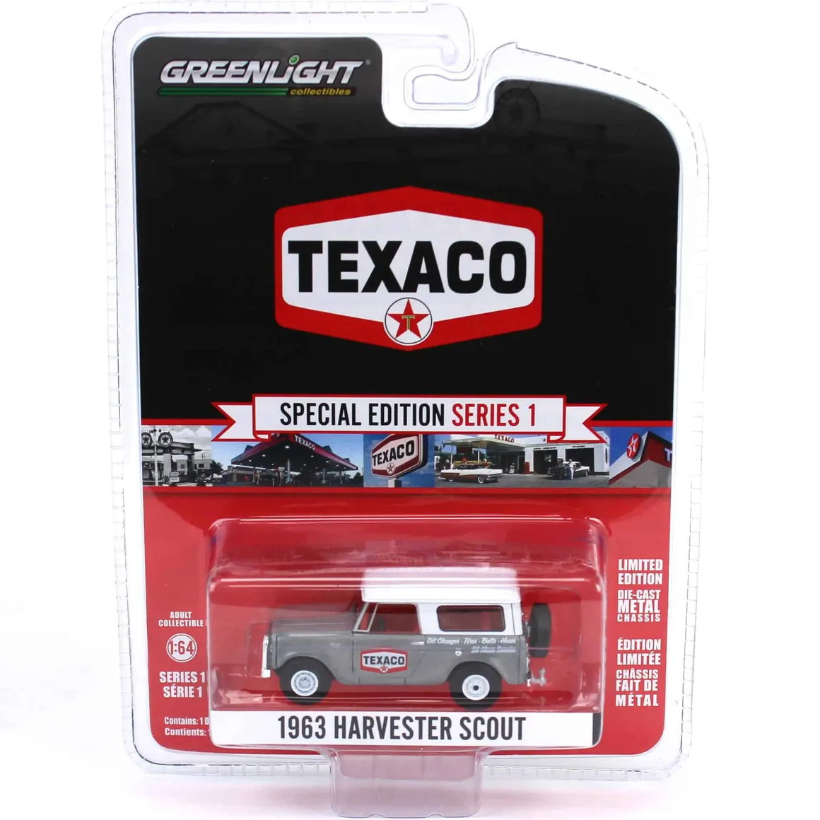 Raw Chase Unit ~ 1/64 1963 Harvester Scout, Texaco Special Edition Series 1