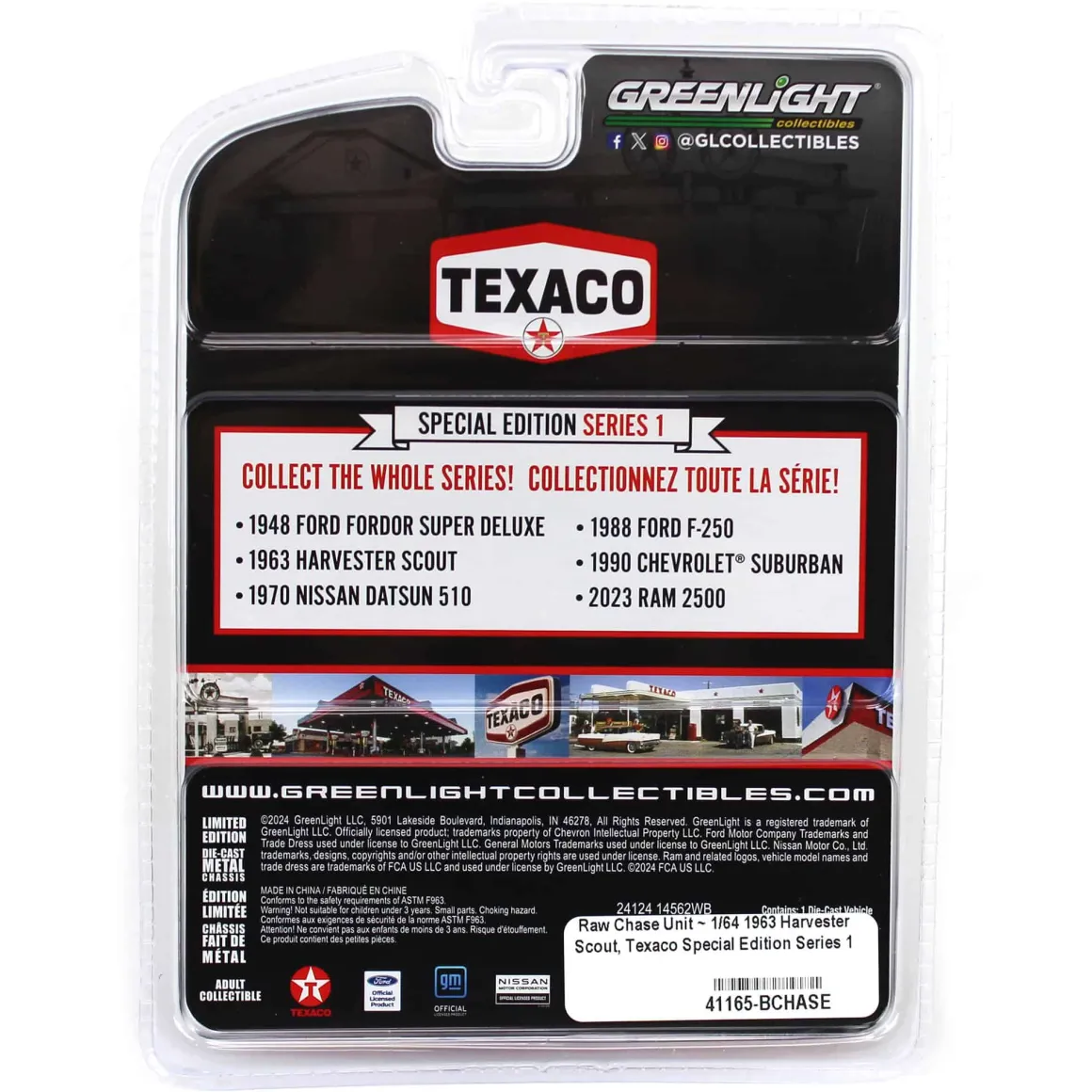 Raw Chase Unit ~ 1/64 1963 Harvester Scout, Texaco Special Edition Series 1