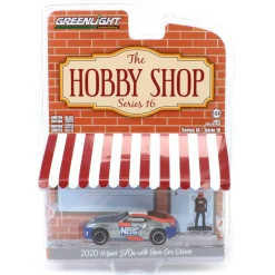 Raw Chase Unit ~ 1/64 2020 Nissan 370z with Race Car Driver, NOS Nitrous Oxide Systems, Hobby Shop Series 16
