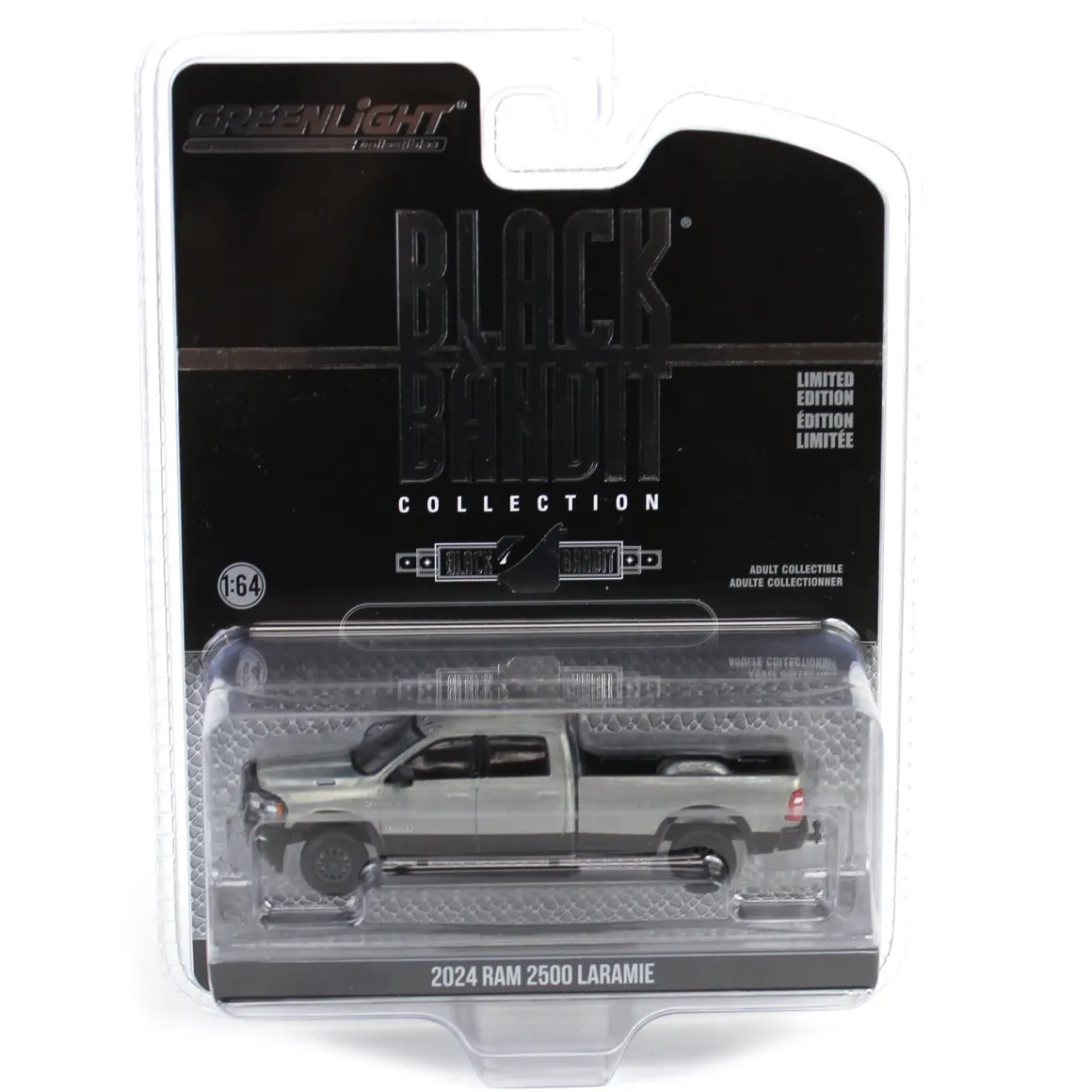 Raw Chase Unit ~ 1/64 2024 Ram 2500 Laramie, Black Bandit Series 29