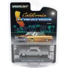 Raw Pinstriped Chase ~ 1/64 1964 Chevrolet Bel Air, Dark Gray & Silver Metallic, California Lowriders Series 6