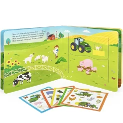 Read and Play John Deere Farms, Fields & Forests Colorforms Book