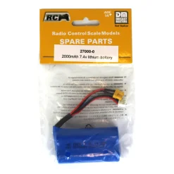 Rechargeable 7.4v Battery for Diecast Masters Radio Control Vehicles
