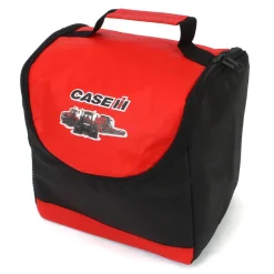 Red & Black Case IH Logo & Machinery Lunch Box