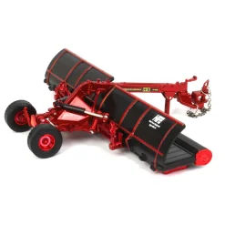 Red Chrome Chase Unit ~ 1/64 High Detail H&S Twin Flex Hay Merger