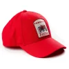 Red Farmall Tractors Side Embroidery Hat