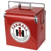 Red IH Farmall Retro Metal Cooler