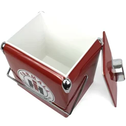 Red IH Farmall Retro Metal Cooler
