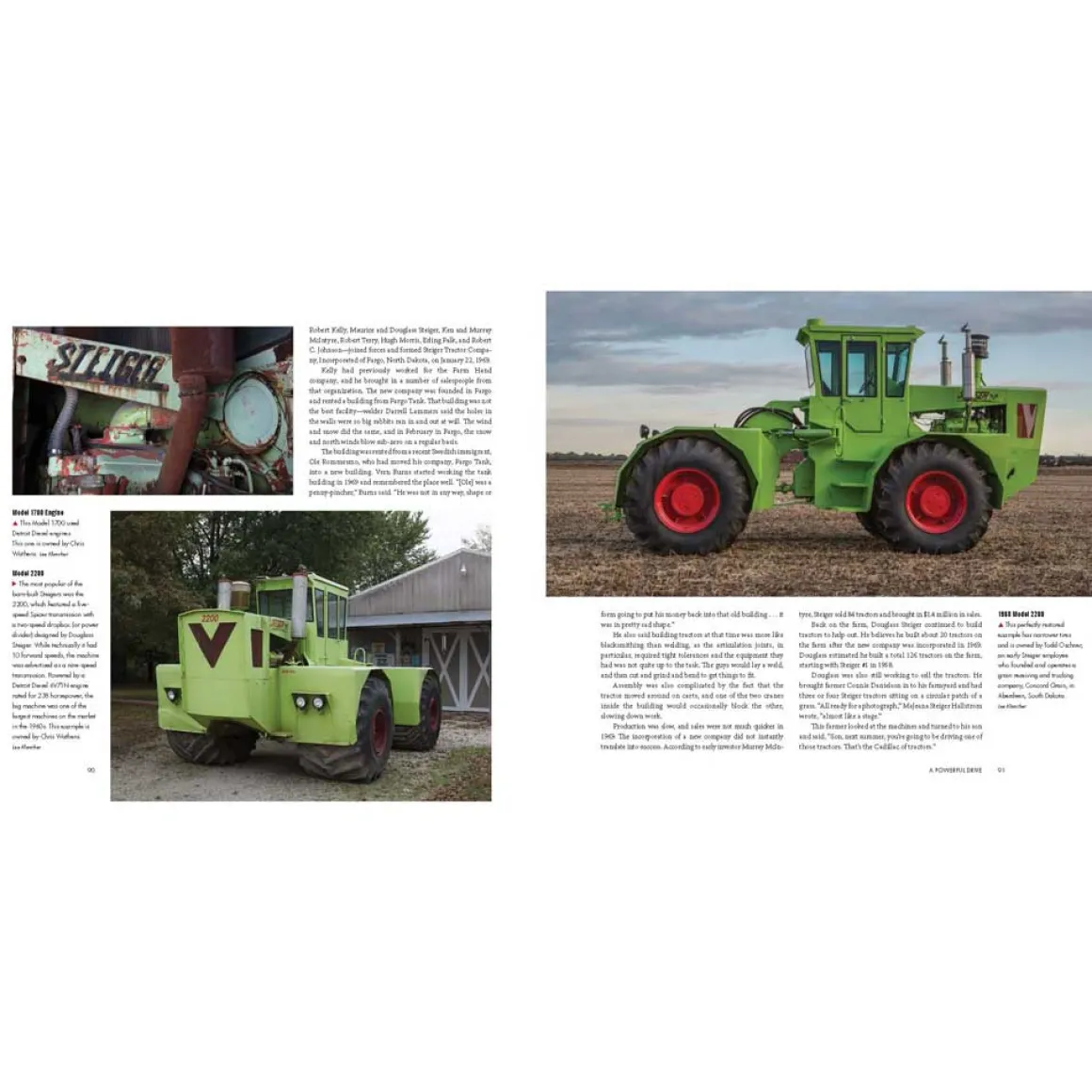 RED 4WD Tractors 1957-2017 High-Horsepower IH, Steiger, J. I. Case & Case IH 384 Page Hardcover Book