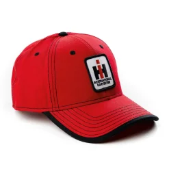 Red with Black Accents IH Logo Hat