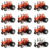 Sealed Case of 12 ~ 1/64 Allis Chalmers 7080 Maroon Belly Tractor with Rear Duals