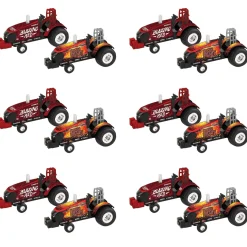 Sealed Case of 12 ~ 1/64 Case IH "Iron Beast" & "Blazing Red" Pulling Tractors