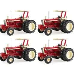 Sealed Case of 4 ~ 1/32 Farmall 1206 w/ ROPS, Rear Duals & 3-point Hitch, 2023 Farm Show