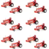 Sealed Case of 12 ~ 1/64 International "Out-Lugger" & "Sixty-Sixer" Vintage Pulling Tractors