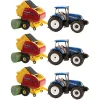 Sealed Case of 3 ~ 1/32 New Holland T6.180 with Roll-Belt 560 Round Baler